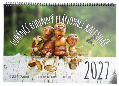 Dubánčí rodinný plánovací kalendář 2027