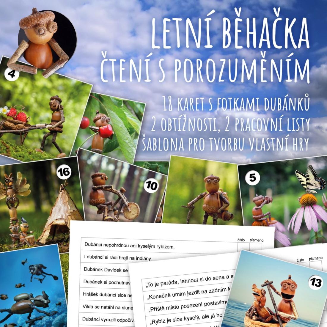 Letní běhačka s porozuměním textu