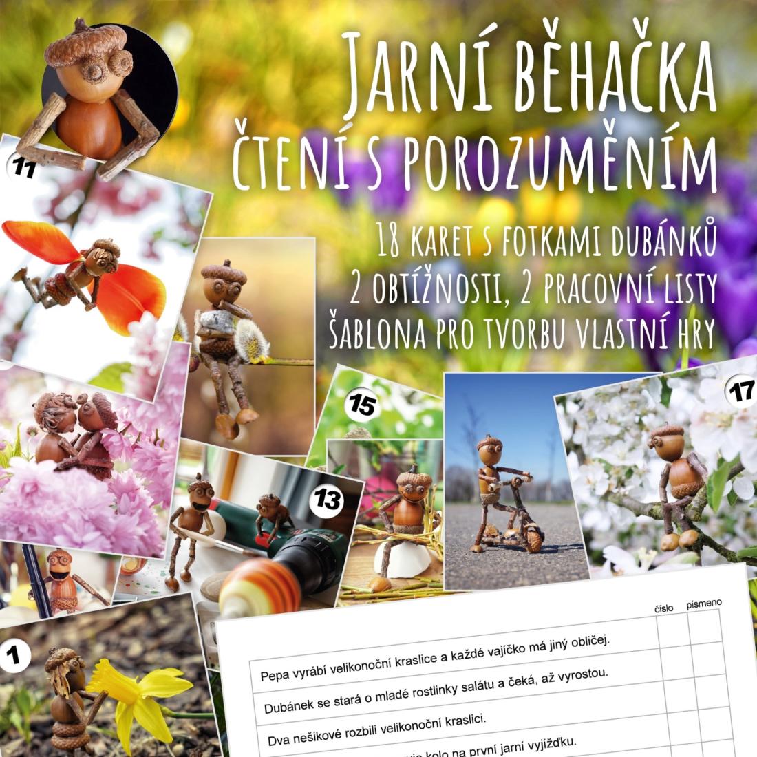 Jarní běhačka s porozuměním textu