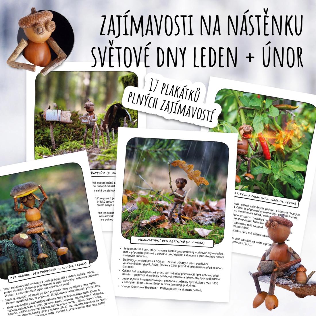 Zajímavosti na nástěnku: Světové dny – leden a únor