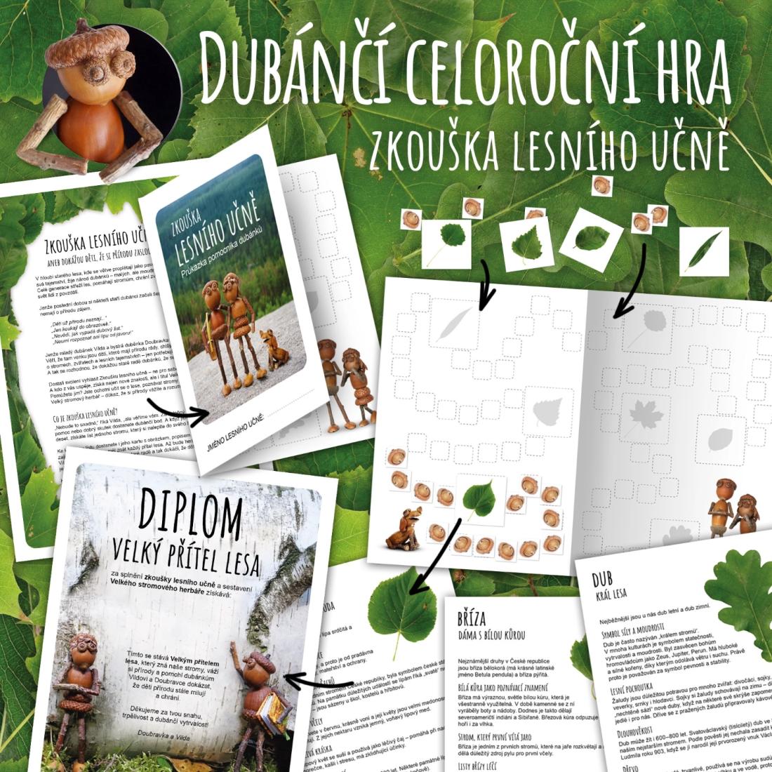 Dubánčí celoroční hra - Zkouška lesního učně