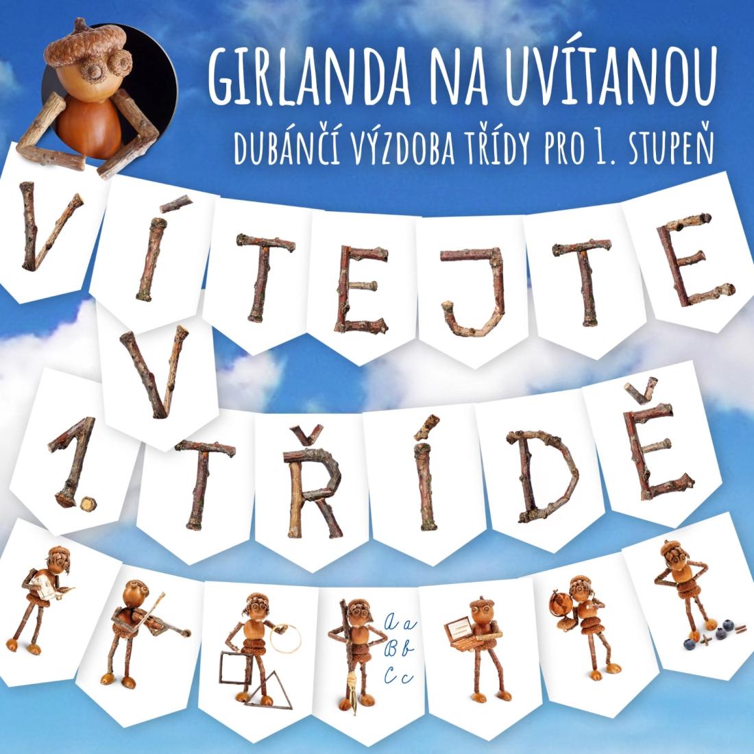 Girlanda na uvítanou do školy