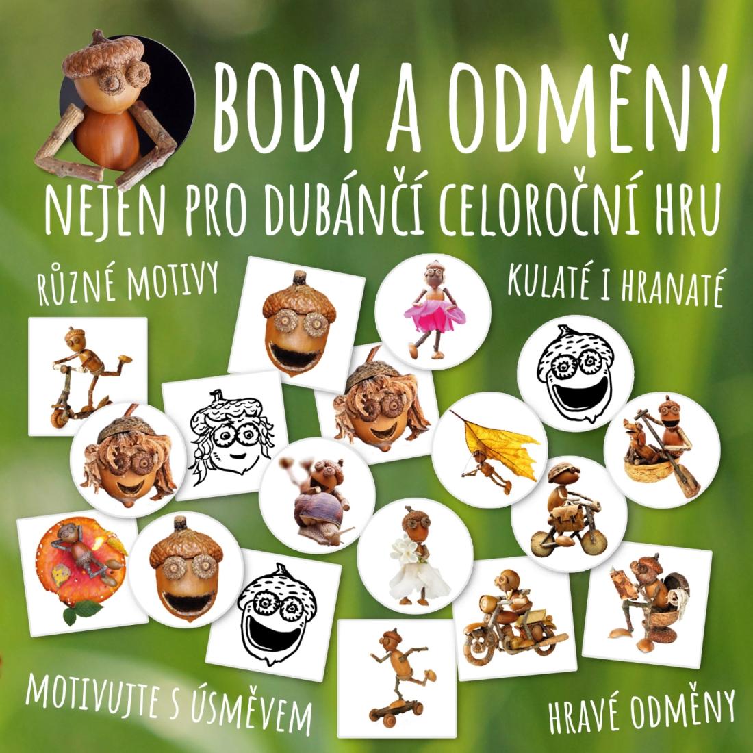 Body a odměny nejen pro dubánčí celoroční hru