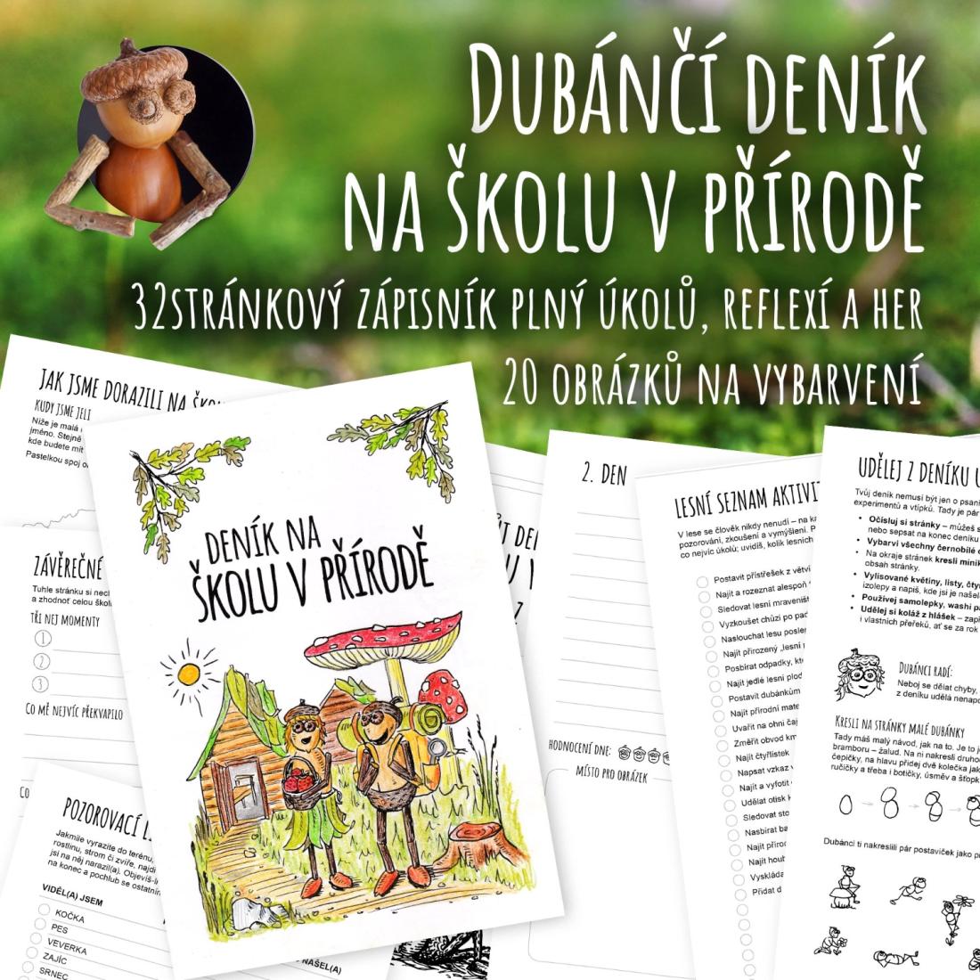Dubánčí deník na školu v přírodě