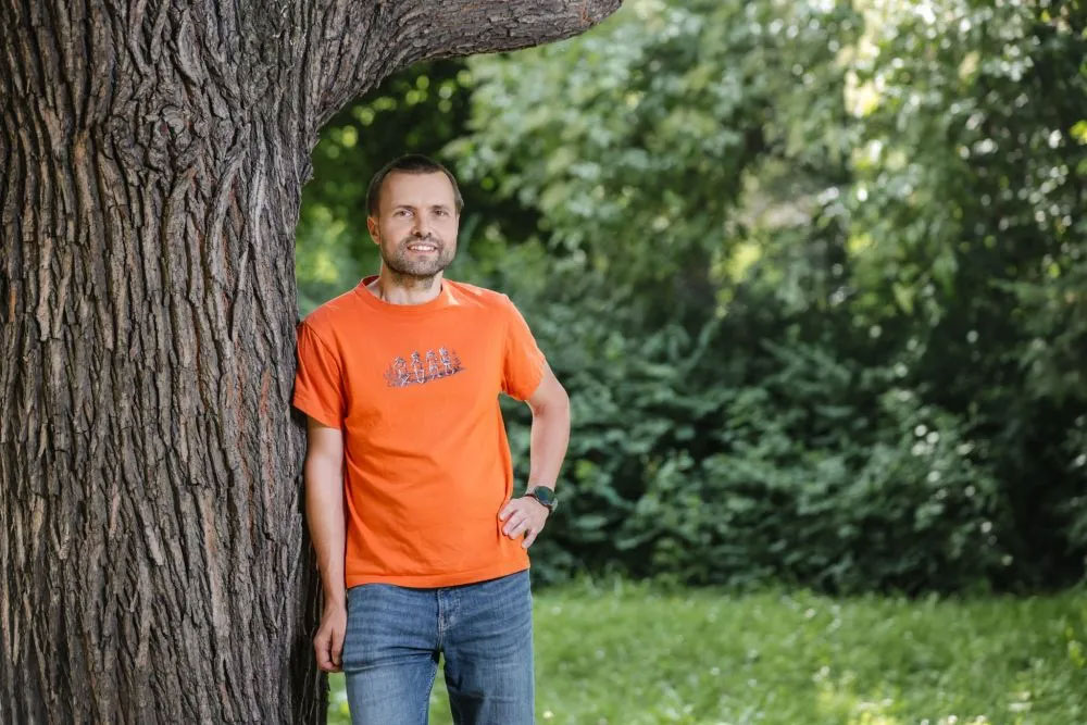 Fotka z rozhovoru pro Matfyz