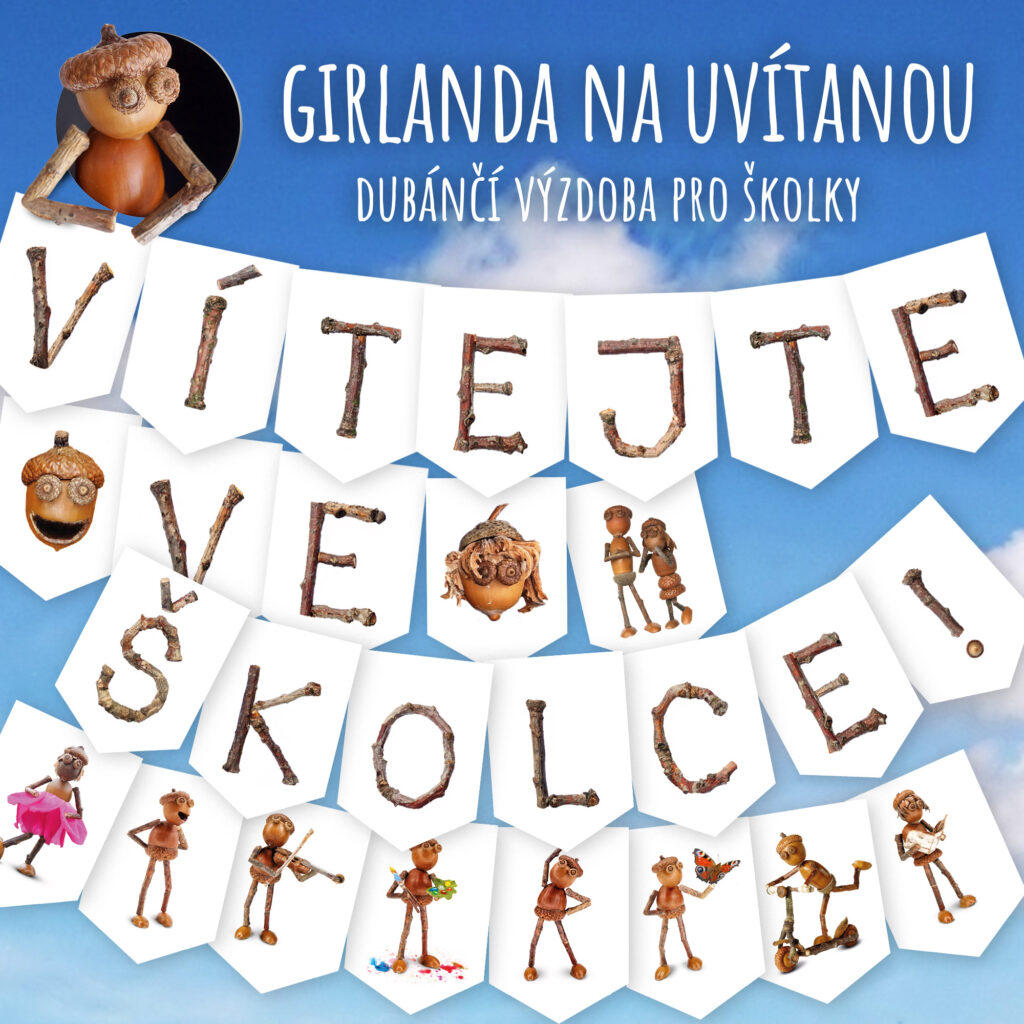 Girlanda na uvítanou do školky