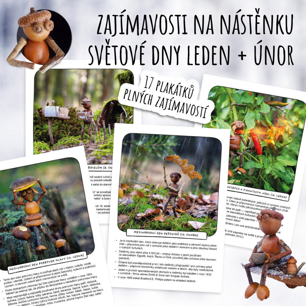 Zajímavosti na nástěnku: Světové dny – leden a únor