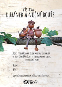 Plakát pro výstavu Dubánek a noční bouře