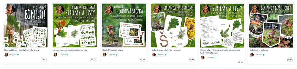 Podzimní materiály pro školy