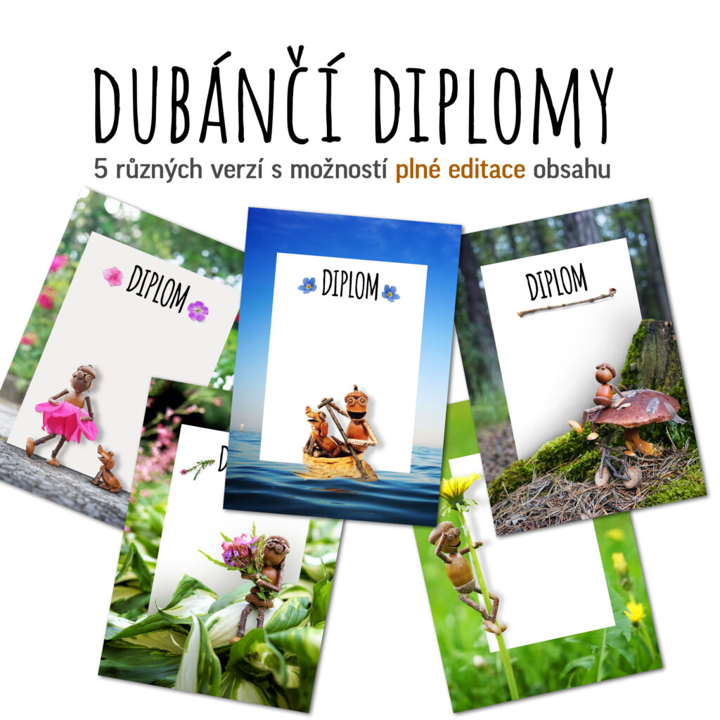 Dubánčí diplomy s fotografiemi